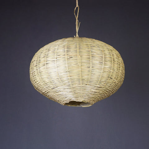 Natural wicker and reed pendant light - Natural light shades