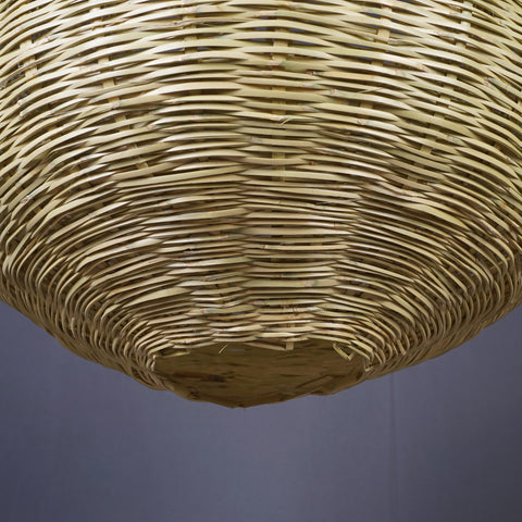 Natural wicker and reed pendant light - Natural light shades