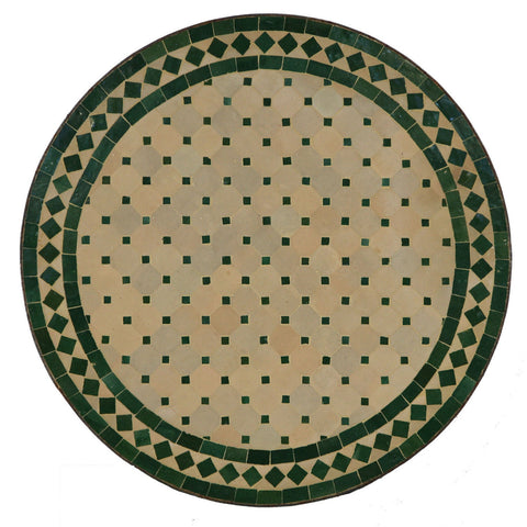 Diamond Green Moroccan mosaic table | Bistro table |Terracotta Arabic Table | Tea table | chocolate Oriental table |moroccan table design