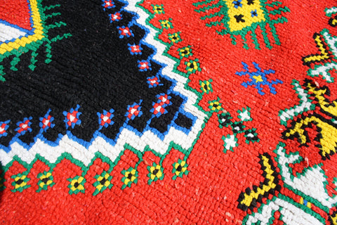 10.95x4.65 ft Vintage kilim rug , kilim rugs , Moroccan berber rug , Moroccan kilim,  kilim runner, moroccan kilim rug,berber rug
