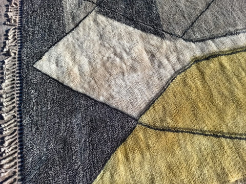 Authentic Mrirt Moroccan rug , very soft thick pile