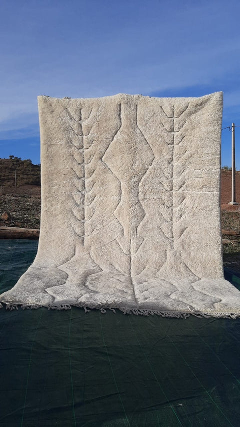 Moroccan Mrirt tufted rug, Extra soft Berber area rug