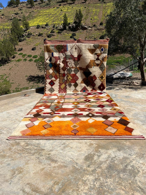 Berber Moroccan rug ,  Extra large rugs beni ourain rug - rugs for living room and bedroom - abstract rug - Berber Rug - shagy rug - large area rugs - Mrirt rugs