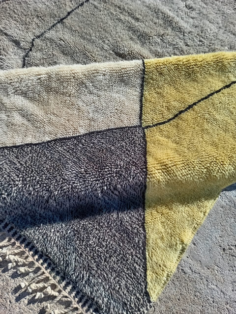 Authentic Mrirt Moroccan rug , very soft thick pile