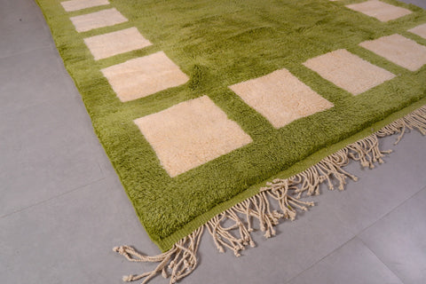 Authentic Mrirt Moroccan Rug Green design, Moroccan rug , Berber rug , handmade rug