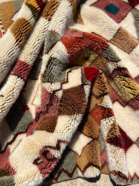 Berber Moroccan rug ,  Extra large rugs beni ourain rug - rugs for living room and bedroom - abstract rug - Berber Rug - shagy rug - large area rugs - Mrirt rugs