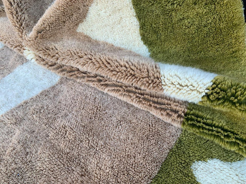 Moroccan rug , 8x10 rugs beni ourain rug - rugs for living room and bedroom - abstract rug - Berber Rug - shagy rug - large area rugs