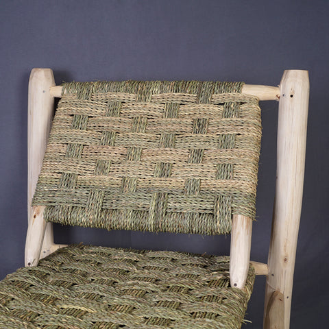 Moroccan Chair, Wooden straw Chair, Armchair, Accent chair