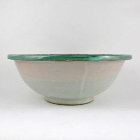 Washbasin for bathroom & kitchen farmhouse sink Moroccan sink blue and orange motifs