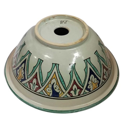 Moroccan Washbasin for bathroom & kitchen farmhouse sink Moroccan sink arabic geometric design