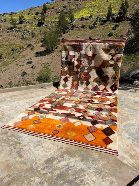 Berber Moroccan rug ,  Extra large rugs beni ourain rug - rugs for living room and bedroom - abstract rug - Berber Rug - shagy rug - large area rugs - Mrirt rugs