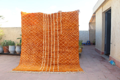 Moroccan Masterpiece: Handmade Mrirt Rug - Crafted Elegance, Bohemian Decor - Atlas Beni Rugs