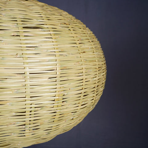 Natural wicker and reed pendant light - Natural light shades