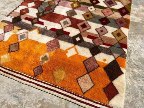 Berber Moroccan rug ,  Extra large rugs beni ourain rug - rugs for living room and bedroom - abstract rug - Berber Rug - shagy rug - large area rugs - Mrirt rugs