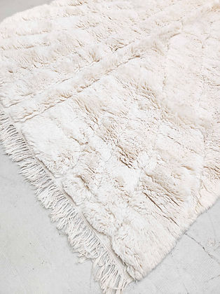 Moroccan white tufted contemporary design Beni Ourain rug Berber area Moroccan Mrirt 8x10 rugs | wool handmade Moroccan 9x12 rugs