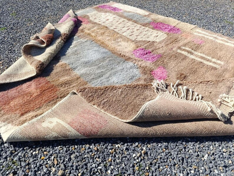 Moroccan rug ,  Extra large rugs beni ourain rug - rugs for living room and bedroom - abstract rug - Berber Rug - shagy rug - large area rugs - Mrirt rugs