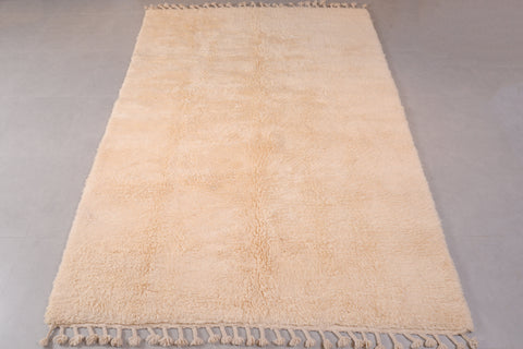 Classic off white Beni Ourain Moroccan rug 9.84x6.54 ft