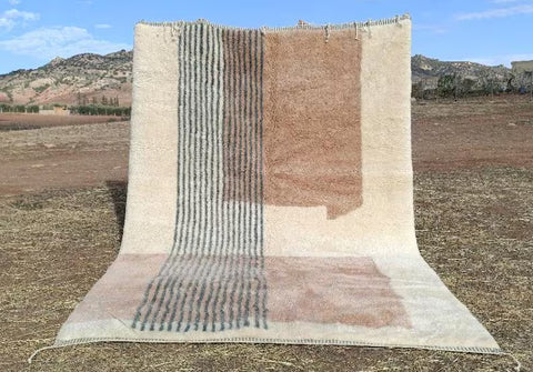 Moroccan rug ,  Extra large rugs beni ourain rug - rugs for living room and bedroom - abstract rug - Berber Rug - shagy rug - large area rugs - Mrirt rugs