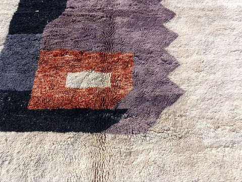 Moroccan rug ,  Extra large rugs beni ourain rug - rugs for living room and bedroom - abstract rug - Berber Rug - shagy rug - large area rugs - Mrirt rugs