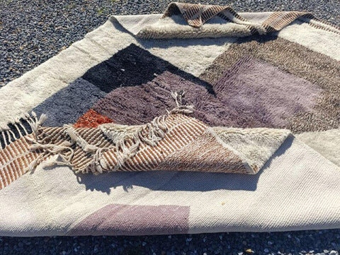 Moroccan rug ,  Extra large rugs beni ourain rug - rugs for living room and bedroom - abstract rug - Berber Rug - shagy rug - large area rugs - Mrirt rugs