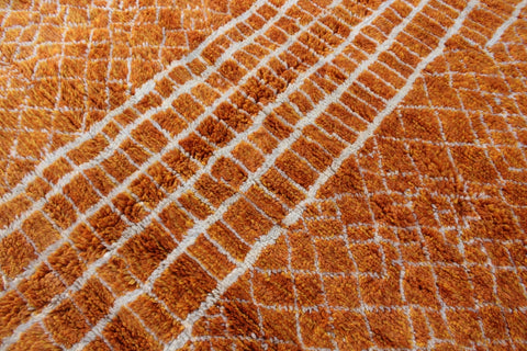 Moroccan Masterpiece: Handmade Mrirt Rug - Crafted Elegance, Bohemian Decor - Atlas Beni Rugs