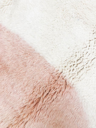 White and Peach Modern contemporary design Beni Ourain Berber area Moroccan Mrirt 8x10 rugs | wool handmade Moroccan 9x12 rugs