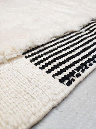 White and black tufted Modern contemporary design Beni Ourain Berber area Moroccan Mrirt 8x10 rugs | wool handmade Moroccan 9x12 rugs