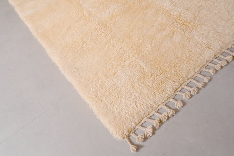 Classic off white Beni Ourain Moroccan rug 9.84x6.54 ft