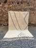 Berber Moroccan rug ,  Extra large rugs beni ourain rug - rugs for living room and bedroom - abstract rug - Berber Rug - shagy rug - large area rugs - Mrirt rugs