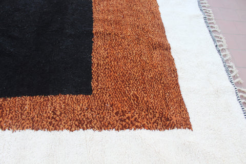 Authentic Moroccan Beni Ourain Rug , Rugs for living room, handmade Berber Rug
