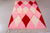 Gorgeous Pink Beni Ourain Rug Diamond design, Moroccan rug , Berber rug , handmade rug