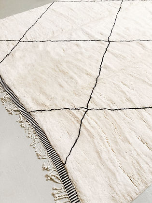Classic Diamond Modern contemporary design Beni Ourain Berber area Moroccan Mrirt 8x10 rugs | wool handmade Moroccan 9x12 rugs