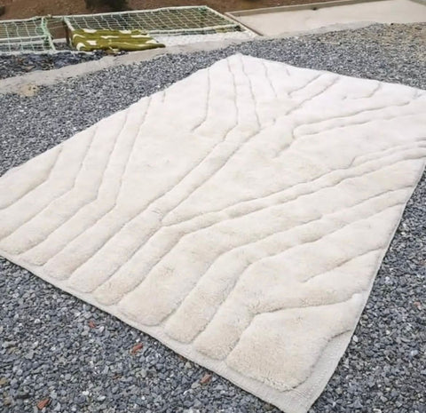 Moroccan rug ,  Extra large rugs beni ourain rug - rugs for living room and bedroom - abstract rug - Berber Rug - shagy rug - large area rugs - Mrirt rugs