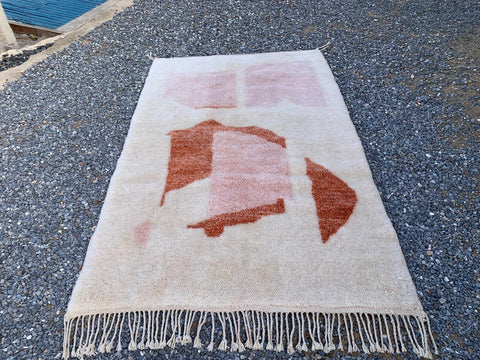 Berber Moroccan rug ,  Extra large rugs beni ourain rug - rugs for living room and bedroom - abstract rug - Berber Rug - shagy rug - large area rugs - Mrirt rugs