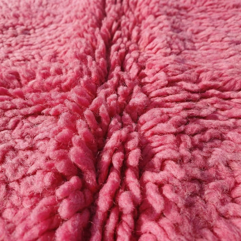 Pink Tribal Wool Rug – Handmade Moroccan Berber Carpet, Tribal Floor Decor