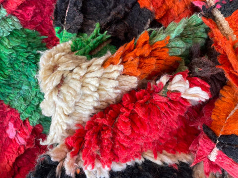 Moroccan rug – Vintage wool Berber carpet – colorful rug - Beni Ourain rug – Boujaad area rug - Living room rug - 8x10 rug - handmade rugs