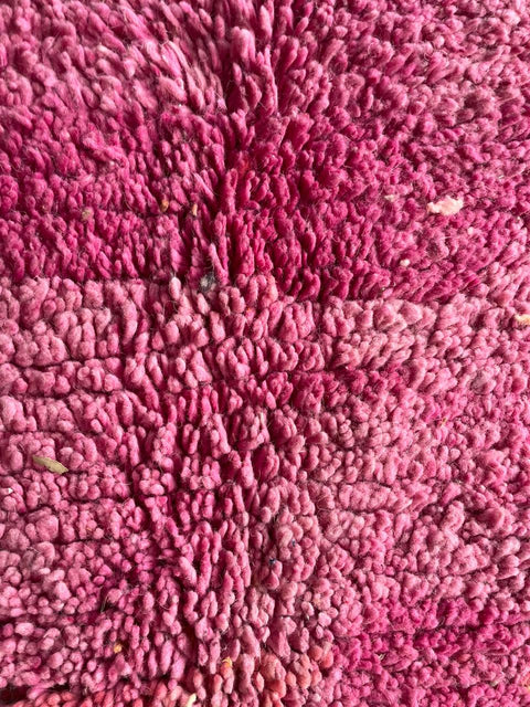 Moroccan Pink Boujaad rug – Vintage wool Berber rug – Boujaad Berber rug - pink wool Berber rug – Beni Ourain area rug - Living room rug - 9.5 x 6.3 ft rug - handmade rugs