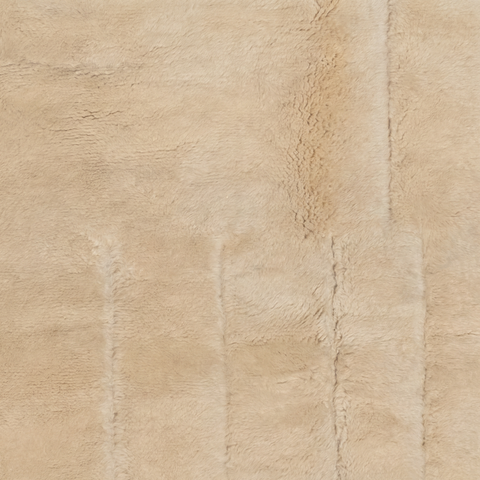 Cream Tufted Modern Handmade Moroccan Rug - Custom Living Room Area Beni Rugs