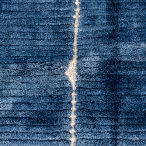 Blue Handmade Moroccan Rug - Custom Living Room Area Beni Rugs