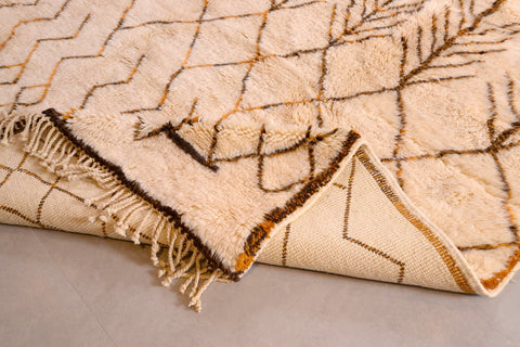 Ait Bouguemez Geometric Moroccan Mrirt Rug: Timeless Symmetry for Inspired Interiors - Africancreates
