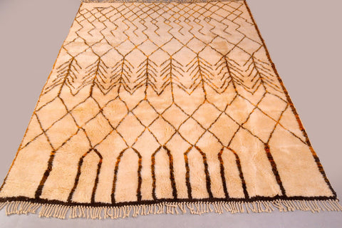 Ait Bouguemez Geometric Moroccan Mrirt Rug: Timeless Symmetry for Inspired Interiors - Africancreates