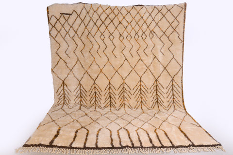 Ait Bouguemez Geometric Moroccan Mrirt Rug: Timeless Symmetry for Inspired Interiors - Africancreates