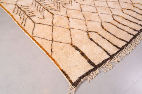 Ait Bouguemez Geometric Moroccan Mrirt Rug: Timeless Symmetry for Inspired Interiors - Africancreates
