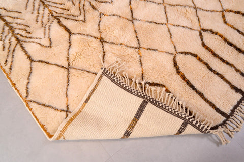 Ait Bouguemez Geometric Moroccan Mrirt Rug: Timeless Symmetry for Inspired Interiors - Africancreates