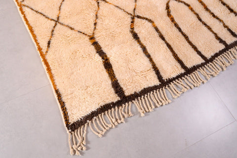 Ait Bouguemez Geometric Moroccan Mrirt Rug: Timeless Symmetry for Inspired Interiors - Africancreates
