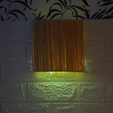 Applique murale en raphia avec abat-jour - Africancreates