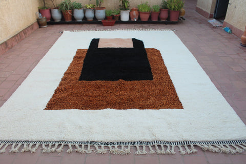Authentic Moroccan Beni Ourain Rug , Rugs for living room, handmade Berber Rug - Africancreates