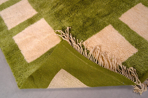 Authentic Mrirt Moroccan Rug Green design, Moroccan rug , Berber rug , handmade rug - Africancreates