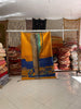 Authentic Vintage Moroccan rug – Berber Orange wool Rugs for living room (4.9x8 ft) - Africancreates