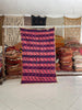 Authentic Vintage Moroccan rug – Berber Pink wool Rugs for living room (4.5x7.3 ft) - Africancreates
